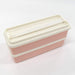Skater 2-Tier 630ml Pink Lunch Box Silicone Lid Made in Japan Balanced Nutrition- Japan Figure Store - #1 Bring To You The Best Japanese Goods