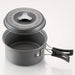 Skater Aluminum Outdoor Pot with Lid 13cm Folding Handle - Livenature AN15- Japan Figure Store - #1 Bring To You The Best Japanese Goods