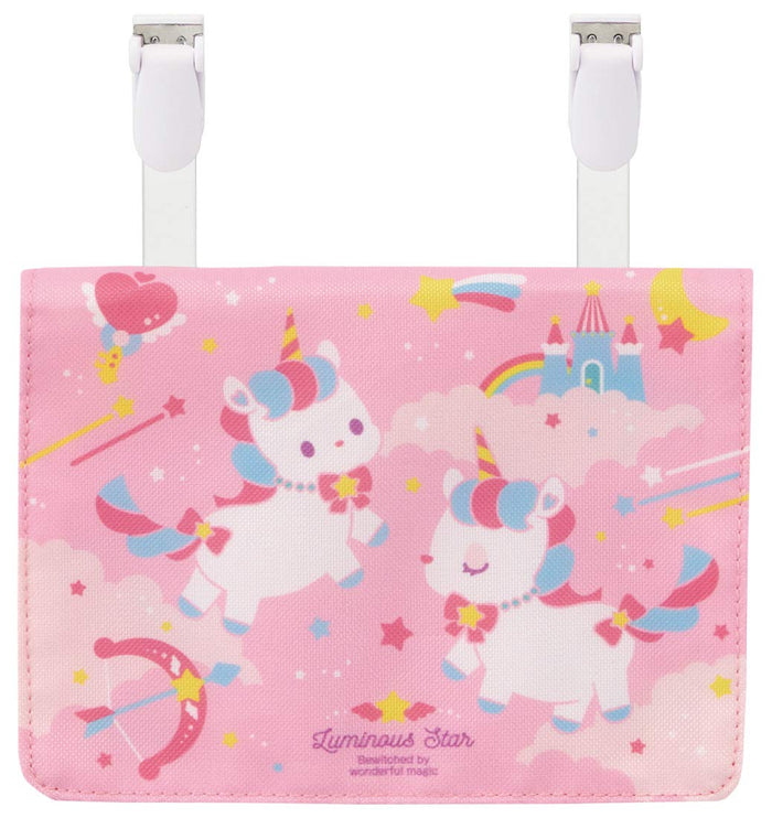 Skater Unicorn Pocket Pouch 11cm x 14cm x 3cm Outing Pochette ODKP1-A- Japan Figure Store - #1 Bring To You The Best Japanese Goods