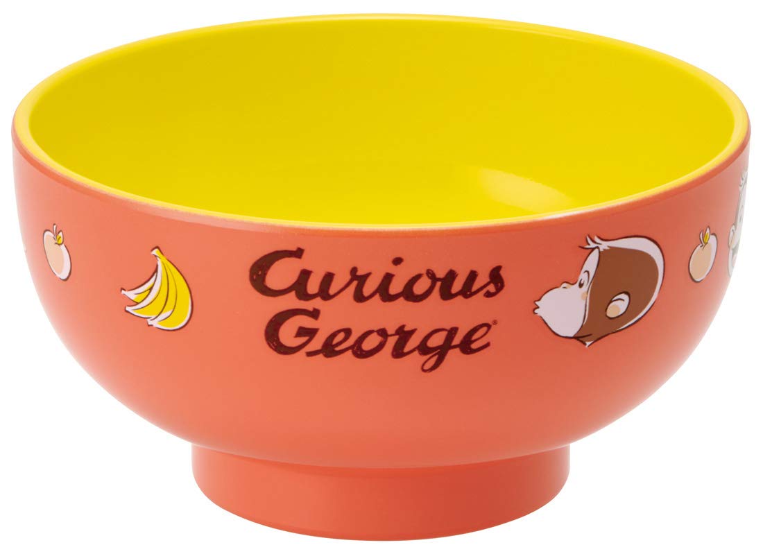 Skater Curious George Painted Soup Bowl N6 - Skater Brand Dinnerware- Japan Figure Store - #1 Bring To You The Best Japanese Goods
