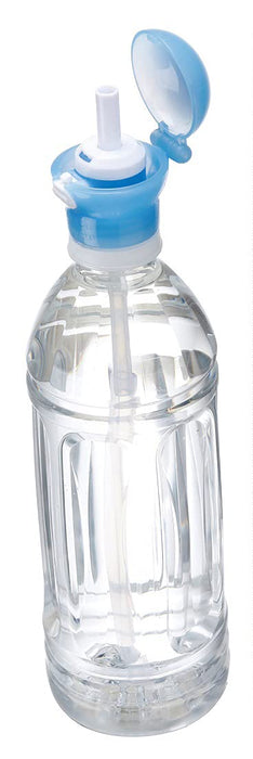 Skater Blue and White Straw Cap Plastic Bottle 350ml - 500ml with Carrying Case Pshc5S-A- Japan Figure Store - #1 Bring To You The Best Japanese Goods