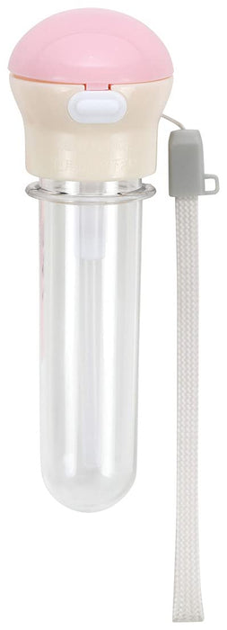 Skater Pink and White 350ml/500ml Plastic Bottle with Straw Cap and Carrying Case- Japan Figure Store - #1 Bring To You The Best Japanese Goods