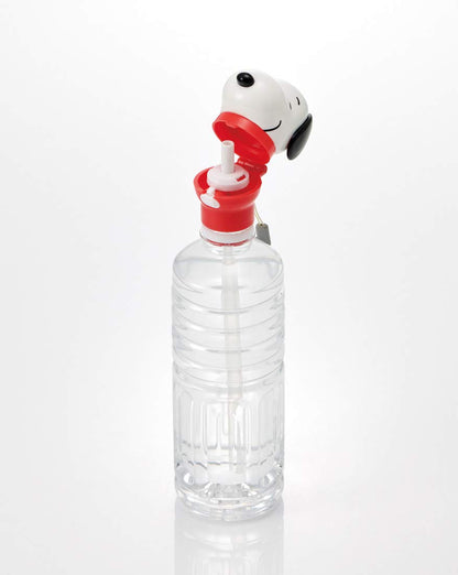 Skater 350ml/500ml Snoopy Peanuts Plastic Bottle with Straw Cap and Carrying Case- Japan Figure Store - #1 Bring To You The Best Japanese Goods