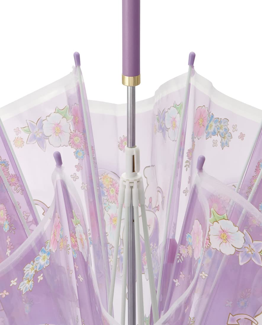 Skater Premium Adult Long Vinyl Umbrella 60Cm Kuromi Water-Resistant - Sanrio Ubv60-A- Japan Figure Store - #1 Bring To You The Best Japanese Goods