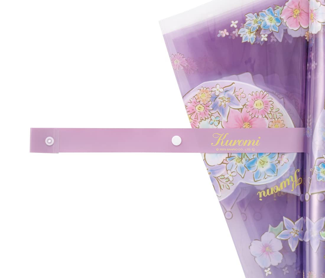 Skater Premium Adult Long Vinyl Umbrella 60Cm Kuromi Water-Resistant - Sanrio Ubv60-A- Japan Figure Store - #1 Bring To You The Best Japanese Goods