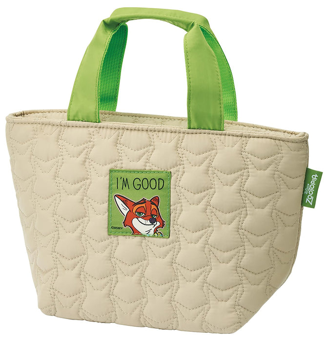 Skater Disney Zootopia Nick Insulated Lunch Bag 30x12x18cm Quilted Design