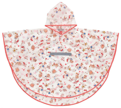 Skater Hello Kitty Kids' Rain Poncho Sanrio Raincoat for Girls Height 110-125cm- Japan Figure Store - #1 Bring To You The Best Japanese Goods