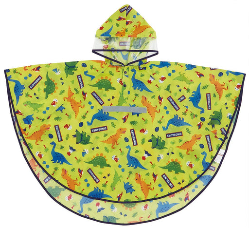 Skater Boys Dinosaur Rain Poncho Suitable for Height 110-125cm - Kid's Raincoat- Japan Figure Store - #1 Bring To You The Best Japanese Goods