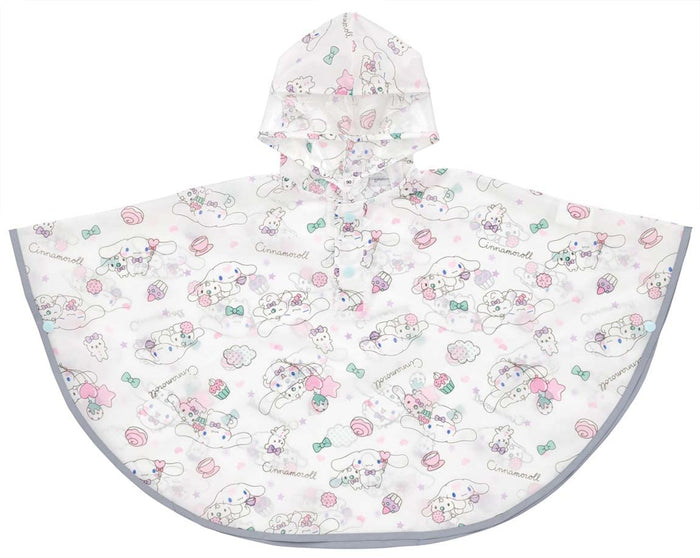 Skater Cinnamoroll Kids Rain Poncho 80-100cm Sanrio Milk & Co Edition- Japan Figure Store - #1 Bring To You The Best Japanese Goods
