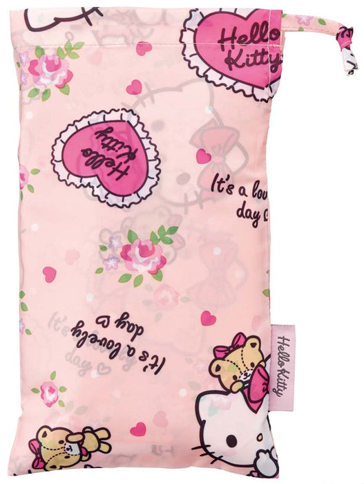 Skater Hello Kitty Children's Rain Poncho Lovely Flower Print Suitable 80-100cm height- Japan Figure Store - #1 Bring To You The Best Japanese Goods