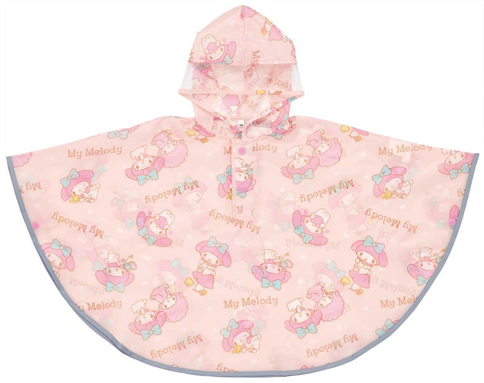 Skater My Melody Sanrio Children's Rain Poncho Suitable for 80-100cm Height- Japan Figure Store - #1 Bring To You The Best Japanese Goods