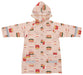 Skater Kid's Raincoat Burger Conks Design Suitable for 110-125cm Heights - Raco1N-A- Japan Figure Store - #1 Bring To You The Best Japanese Goods