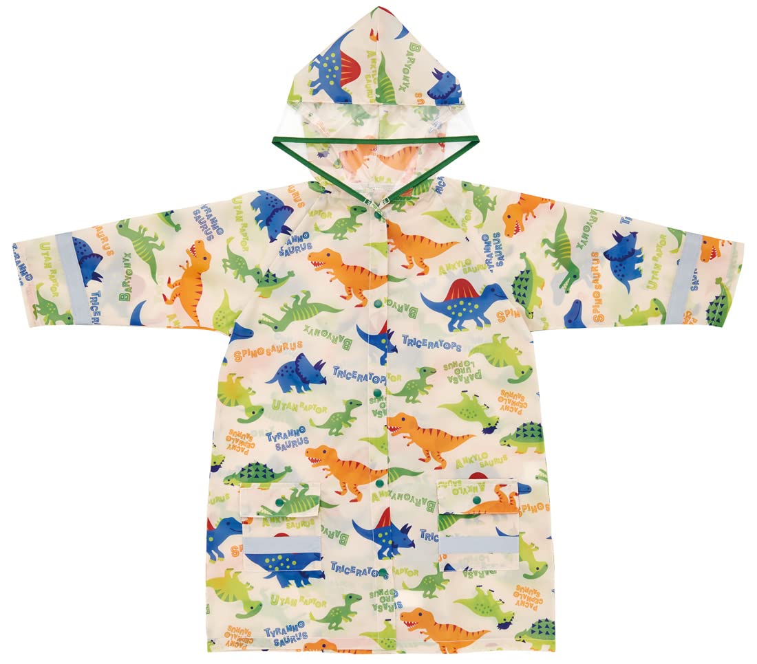 Skater Dinosaur Kids Raincoat Suitable for 110-125cm Height Model Raco1N-A- Japan Figure Store - #1 Bring To You The Best Japanese Goods