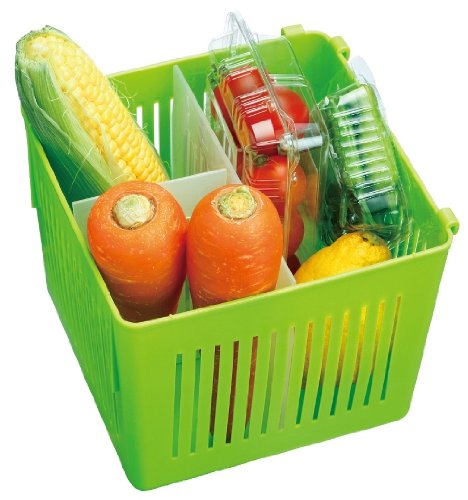 Skater Green Vegetable Compartment Organizer Made in Japan - Refrigerator Storage Case- Japan Figure Store - #1 Bring To You The Best Japanese Goods