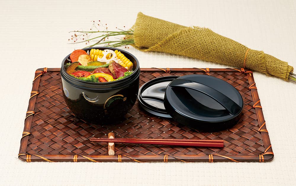 Skater Large Capacity 840ml Rice Bowl Style Lunch Box Two-Tier Ideal for Commuting Made in Japan- Japan Figure Store - #1 Bring To You The Best Japanese Goods