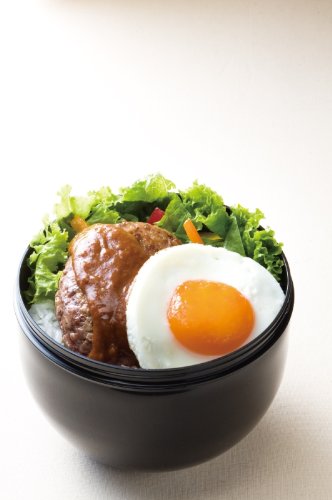 Skater Large Capacity 840ml Rice Bowl Style Lunch Box Two-Tier Ideal for Commuting Made in Japan- Japan Figure Store - #1 Bring To You The Best Japanese Goods