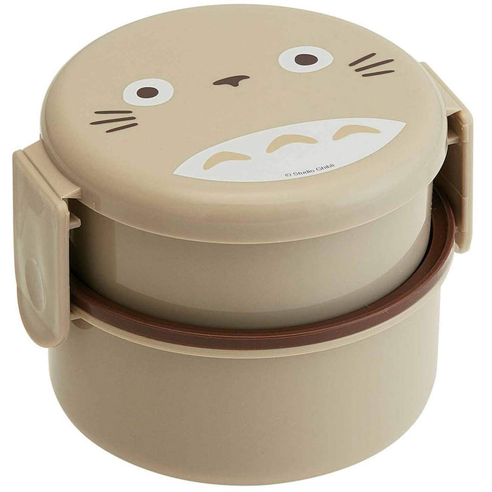 Skater Totoro Round 500ML Bento Lunch Box with Fork - Japanese Ghibli Made- Japan Figure Store - #1 Bring To You The Best Japanese Goods