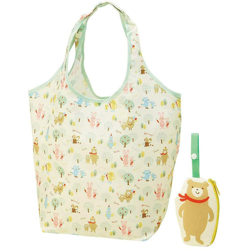 Skater Eco Shopping Bag with Pouch - Happy Family Design 420X320X180mm Kbs42P- Japan Figure Store - #1 Bring To You The Best Japanese Goods