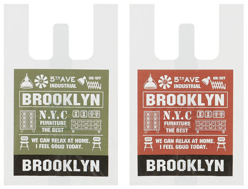 Skater Brooklyn S-Sized Shopping Bags with Handles for Lunch Boxes 10-Pack 40x25x20cm Rgbh1- Japan Figure Store - #1 Bring To You The Best Japanese Goods