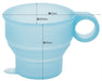Skater 120ml Foldable Silicone Cup in Blue - KSL1 Model- Japan Figure Store - #1 Bring To You The Best Japanese Goods