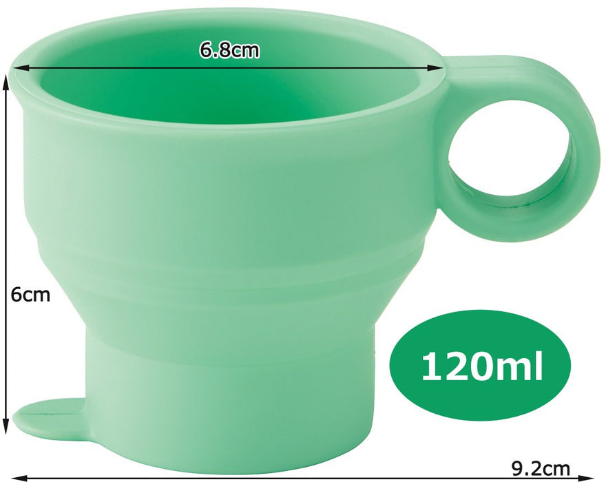 Skater Basic Senior 120ml Foldable Silicone Cup - KSL1 Model- Japan Figure Store - #1 Bring To You The Best Japanese Goods
