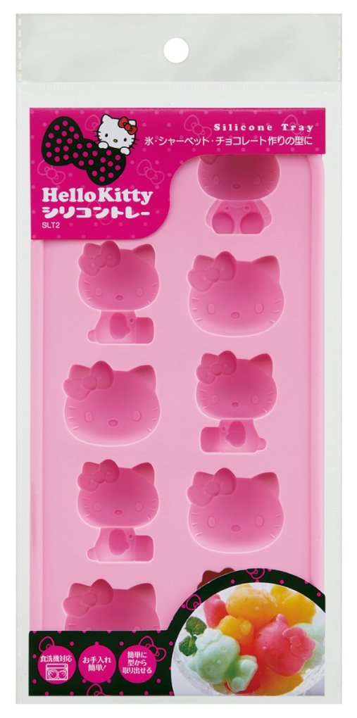 Skater Hello Kitty Silicone Ice Tray and Chocolate Mold - Slt2 Skater- Japan Figure Store - #1 Bring To You The Best Japanese Goods