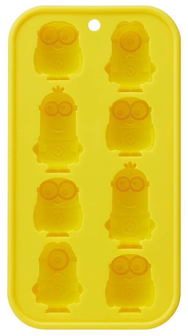 Skater 8-Cup Minion Silicone Ice Tray SLT2 11.5cm Width x 21.5cm Depth- Japan Figure Store - #1 Bring To You The Best Japanese Goods