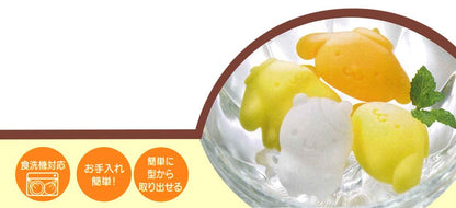 Skater 8-Cup Minion Silicone Ice Tray SLT2 11.5cm Width x 21.5cm Depth- Japan Figure Store - #1 Bring To You The Best Japanese Goods