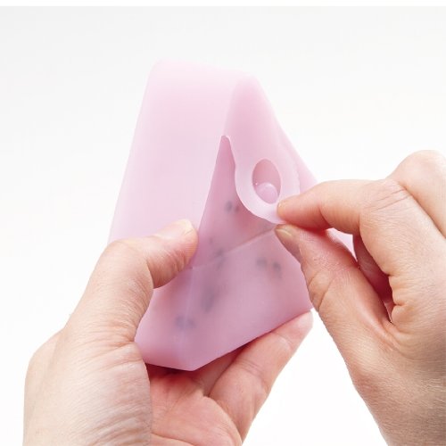 Skater White Silicone Rice Ball Wrap Size 9.5 x 3.5 x 8.5cm - Skater SLOR1- Japan Figure Store - #1 Bring To You The Best Japanese Goods