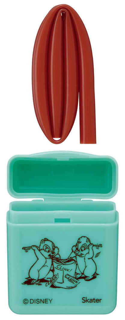 Skater Disney Chip & Dale 21cm Portable Silicone Straw with Case - CSST1- Japan Figure Store - #1 Bring To You The Best Japanese Goods