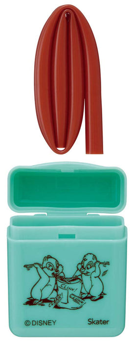 Skater Disney Chip & Dale 21cm Portable Silicone Straw with Case - CSST1- Japan Figure Store - #1 Bring To You The Best Japanese Goods