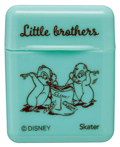 Skater Disney Chip & Dale 21cm Portable Silicone Straw with Case - CSST1- Japan Figure Store - #1 Bring To You The Best Japanese Goods