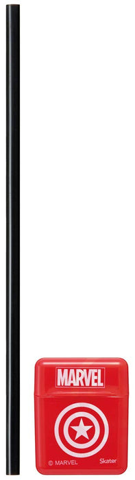 Skater Portable 21cm Silicone Straw with Case Disney Marvel Logo - Csst1- Japan Figure Store - #1 Bring To You The Best Japanese Goods