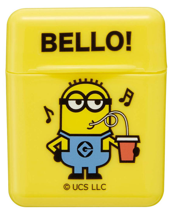 Skater Portable Silicone Straw Minion Design 21cm with Case - CSST1- Japan Figure Store - #1 Bring To You The Best Japanese Goods