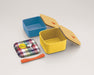 Skater 2-Tier 600Ml Bento Lunch Box with Square Melamine Lid Snoopy Madras Check Japan Made- Japan Figure Store - #1 Bring To You The Best Japanese Goods