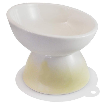 Skater Ceramic Small Dog Bowl and Pet Feeder with Mat in Ivory- Japan Figure Store - #1 Bring To You The Best Japanese Goods