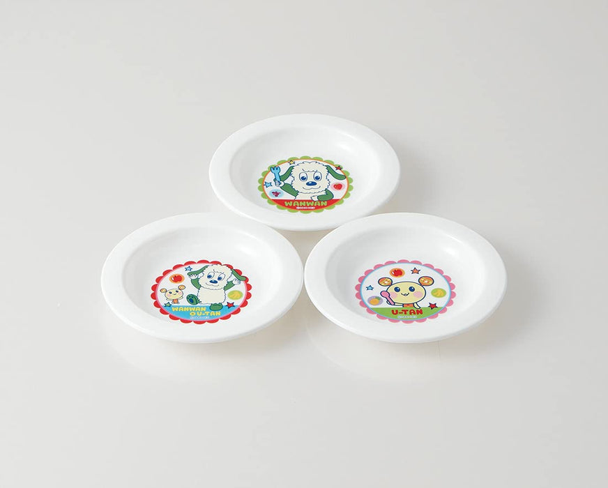 Skater Small Plastic Plates Set of 3 Inai Inai Baa 15cm Made in Japan PA-4- Japan Figure Store - #1 Bring To You The Best Japanese Goods