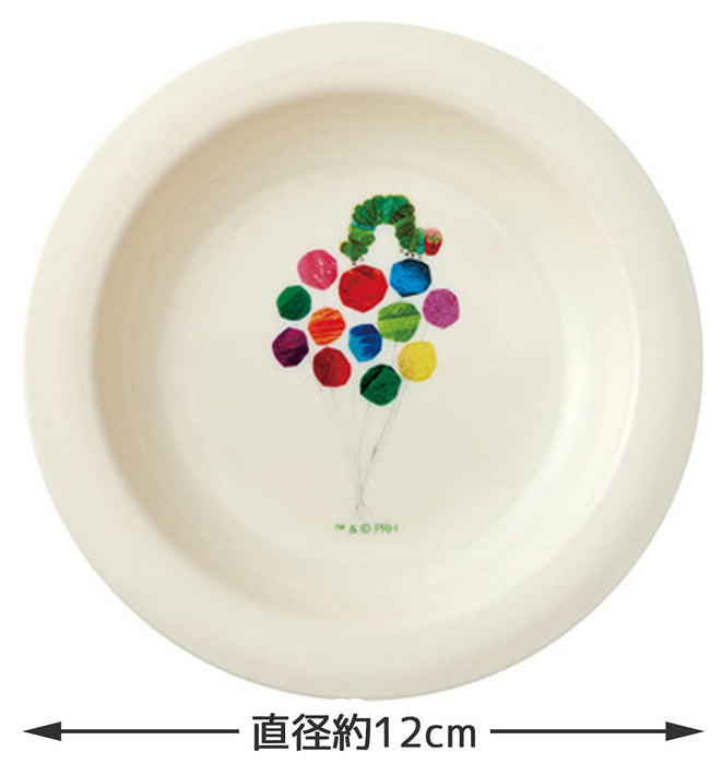 Skater Very Hungry Caterpillar Small Plates Set 12cm Made in Japan Pack of 3- Japan Figure Store - #1 Bring To You The Best Japanese Goods