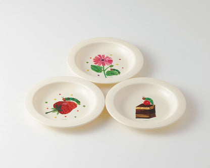 Skater Very Hungry Caterpillar 15cm Small Plastic Plates Set of 3 Made in Japan PA-4- Japan Figure Store - #1 Bring To You The Best Japanese Goods