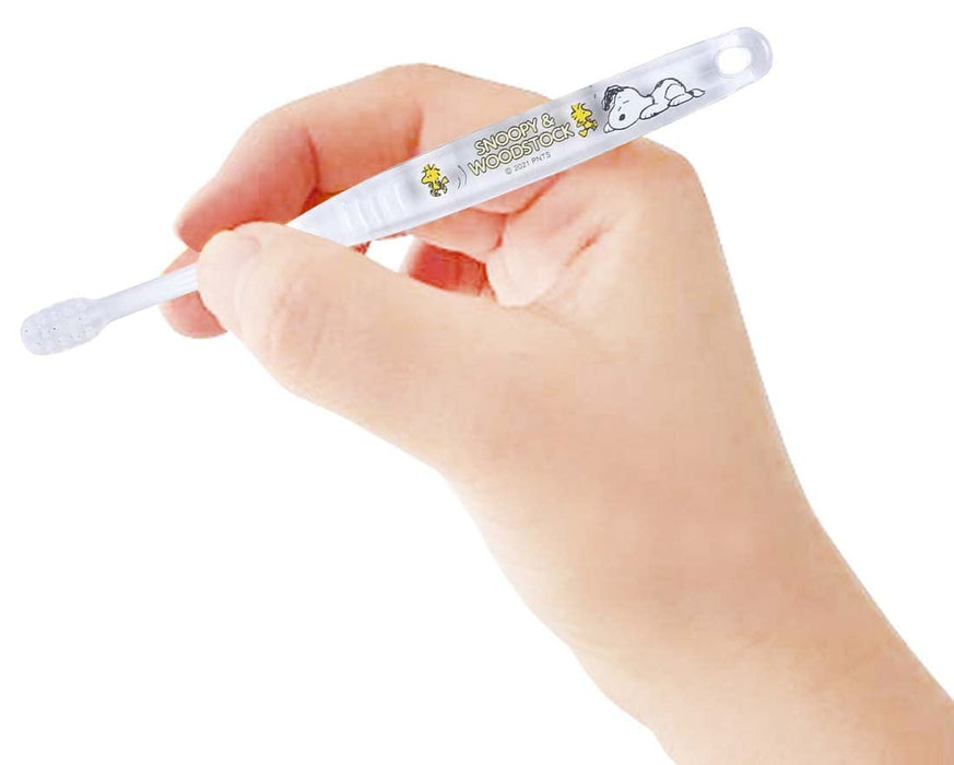 Skater Snoopy Infant Soft Toothbrush 0-3 Years 3-Pack Tbcr4T- Japan Figure Store - #1 Bring To You The Best Japanese Goods