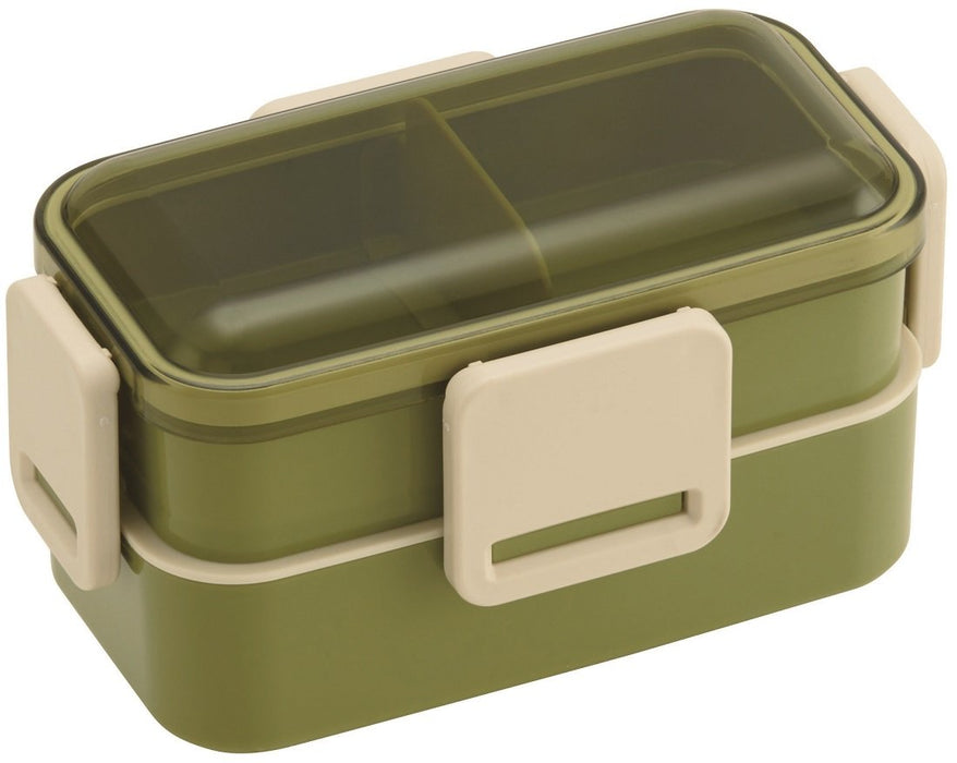 Skater Retro French Green 2-Tier Lunch Box 600ml Dome-Shaped Lid Made in Japan- Japan Figure Store - #1 Bring To You The Best Japanese Goods