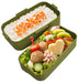Skater Retro French Green 2-Tier Lunch Box 600ml Dome-Shaped Lid Made in Japan- Japan Figure Store - #1 Bring To You The Best Japanese Goods