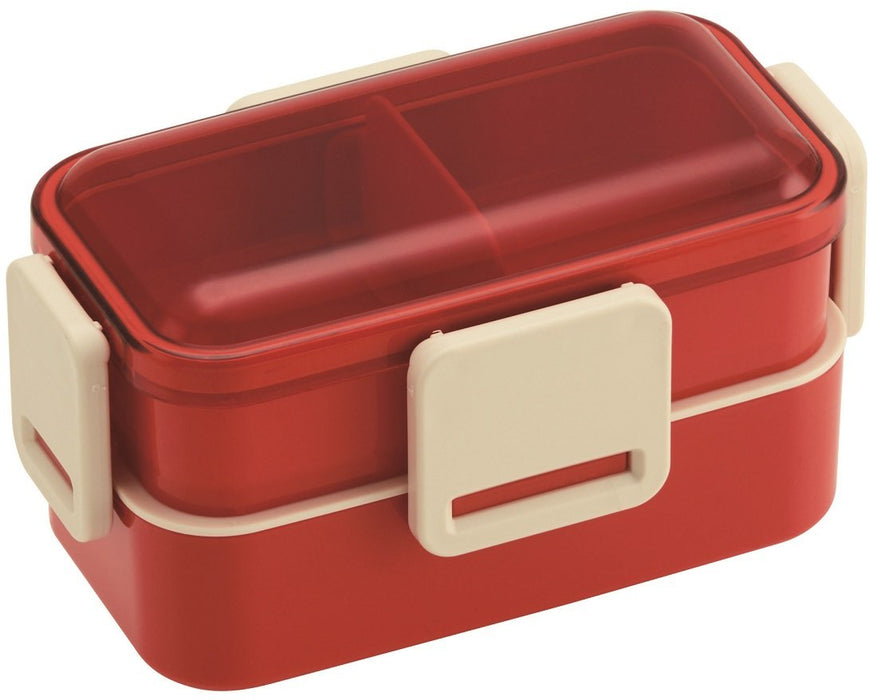 Skater 600Ml 2-Tier Retro French Orange Lunch Box with Dome Lid - Made in Japan- Japan Figure Store - #1 Bring To You The Best Japanese Goods