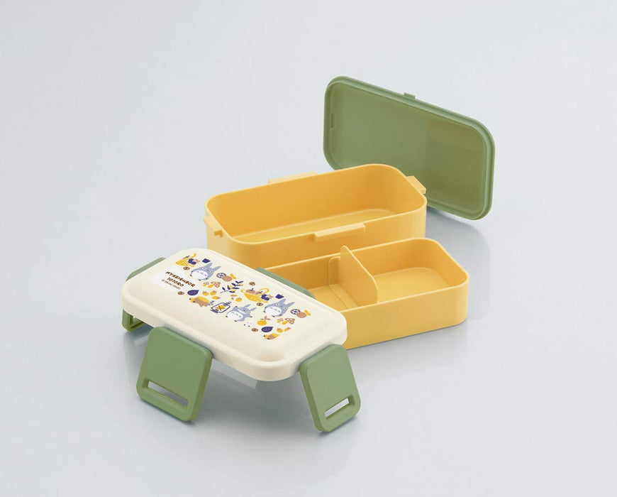 Skater 2-Tier Lunch Box 600ml with Dome Lid - My Neighbor Totoro Ghibli Made in Japan- Japan Figure Store - #1 Bring To You The Best Japanese Goods