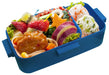 Skater 530ml Dome-Shaped Lunch Box with Softly Serving Lid - Marche Eggplant Design- Japan Figure Store - #1 Bring To You The Best Japanese Goods