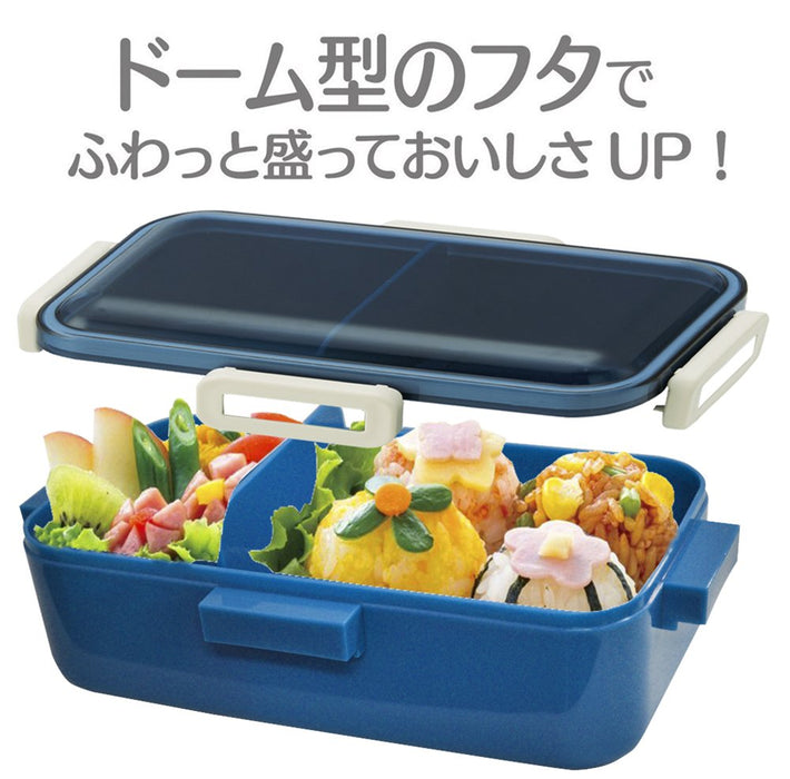 Skater 530ml Dome-Shaped Lunch Box with Softly Serving Lid - Marche Eggplant Design- Japan Figure Store - #1 Bring To You The Best Japanese Goods