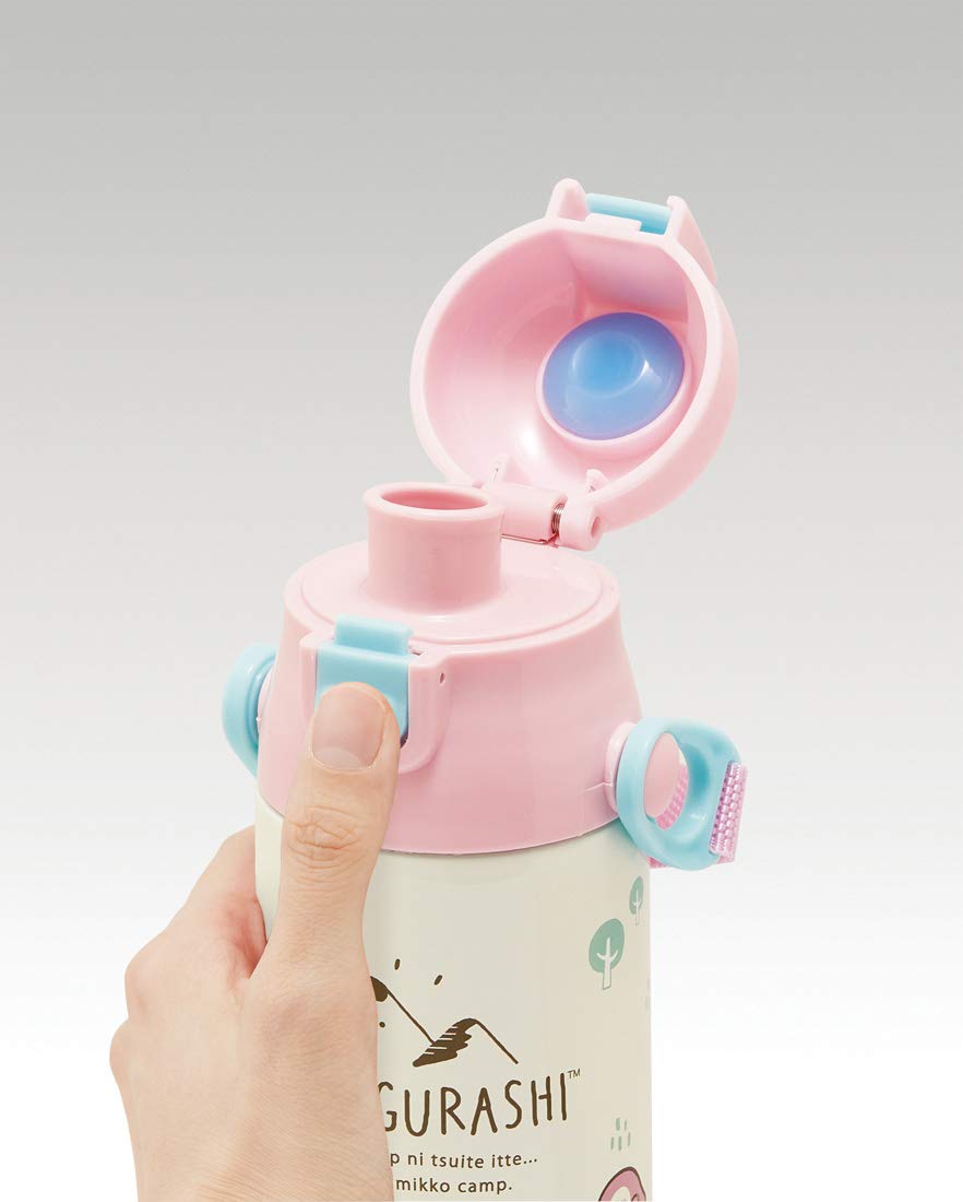 Skater Sumikko Gurashi Stainless Steel Sports Water Bottle Direct Drinking 580ml for Camping - Sdc6N- Japan Figure Store - #1 Bring To You The Best Japanese Goods