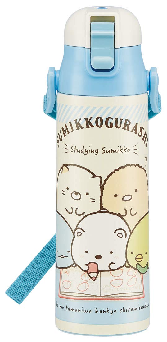 Skater Sumikko Gurashi 580Ml Stainless Steel Sports Water Bottle for Study - Sdc6N- Japan Figure Store - #1 Bring To You The Best Japanese Goods