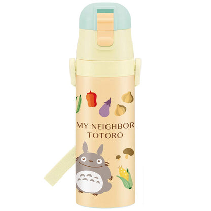 Skater Totoro Vegetable Color Ghibli 470ml Stainless Steel Children's Water Bottle- Japan Figure Store - #1 Bring To You The Best Japanese Goods