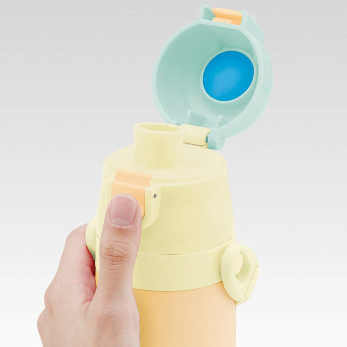 Skater Totoro Vegetable Color Ghibli 470ml Stainless Steel Children's Water Bottle- Japan Figure Store - #1 Bring To You The Best Japanese Goods